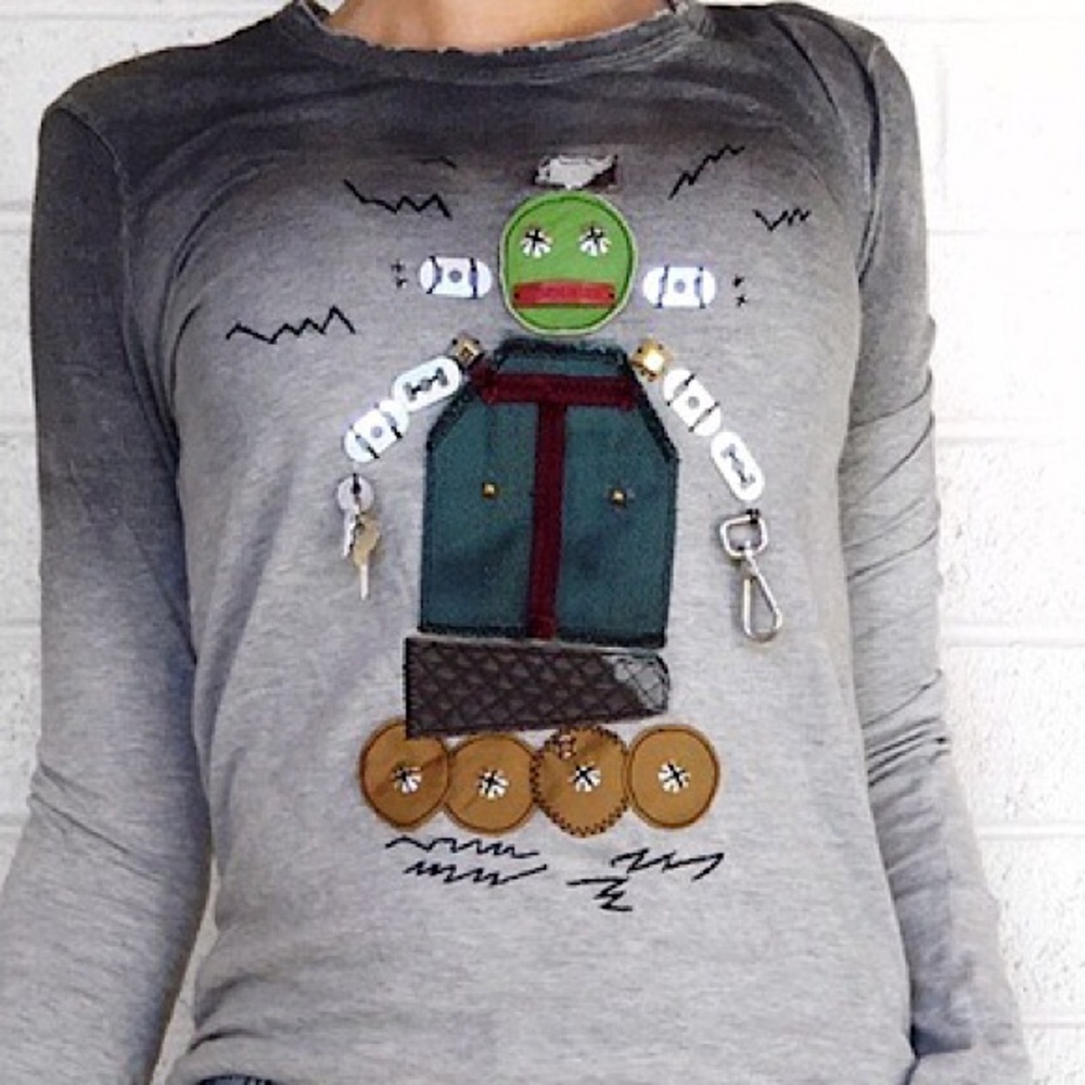 Prada Robot Longsleeve Top— Iconic!
